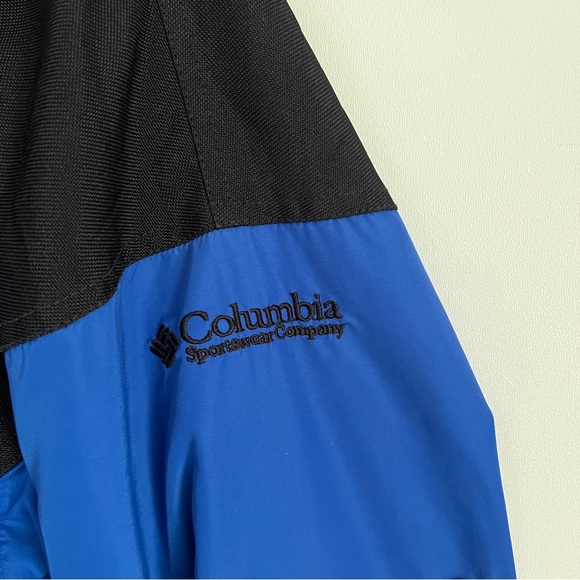 Vintage Columbia Sportswear Blue Black Colorblock Jacket Outdoor-Women’s Size S - Picture 5 of 16